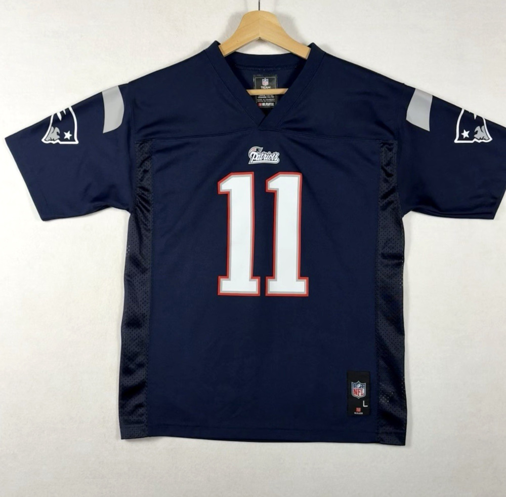 New England Patriots Julian Edelman Jersey Youth Large 14/16 NFL Team Apparel